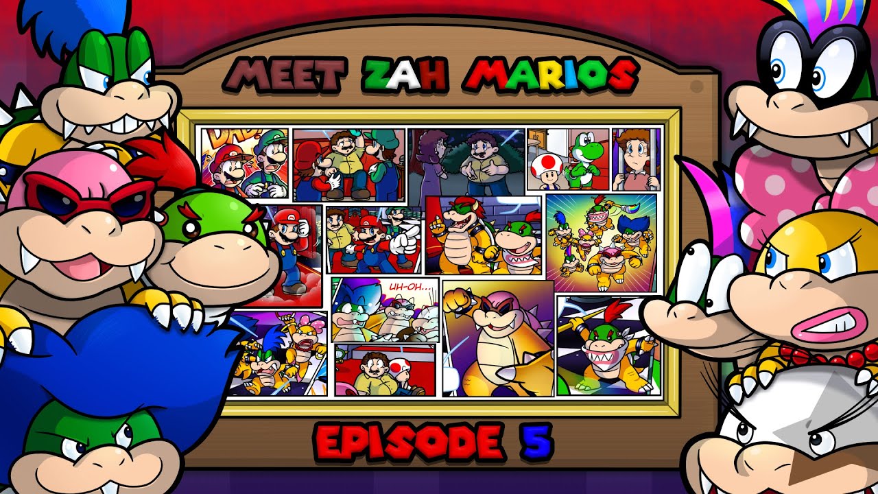 🍄Meet Zah Marios⭐️Ep 5 Nintendrawer Comic Dub - YouTube