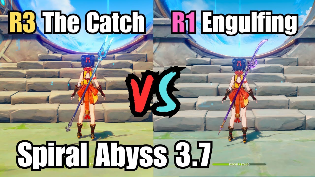 The Catch vs Engulfing Lightning! Best Weapon for Xiangling International? Spiral Abyss 3.7