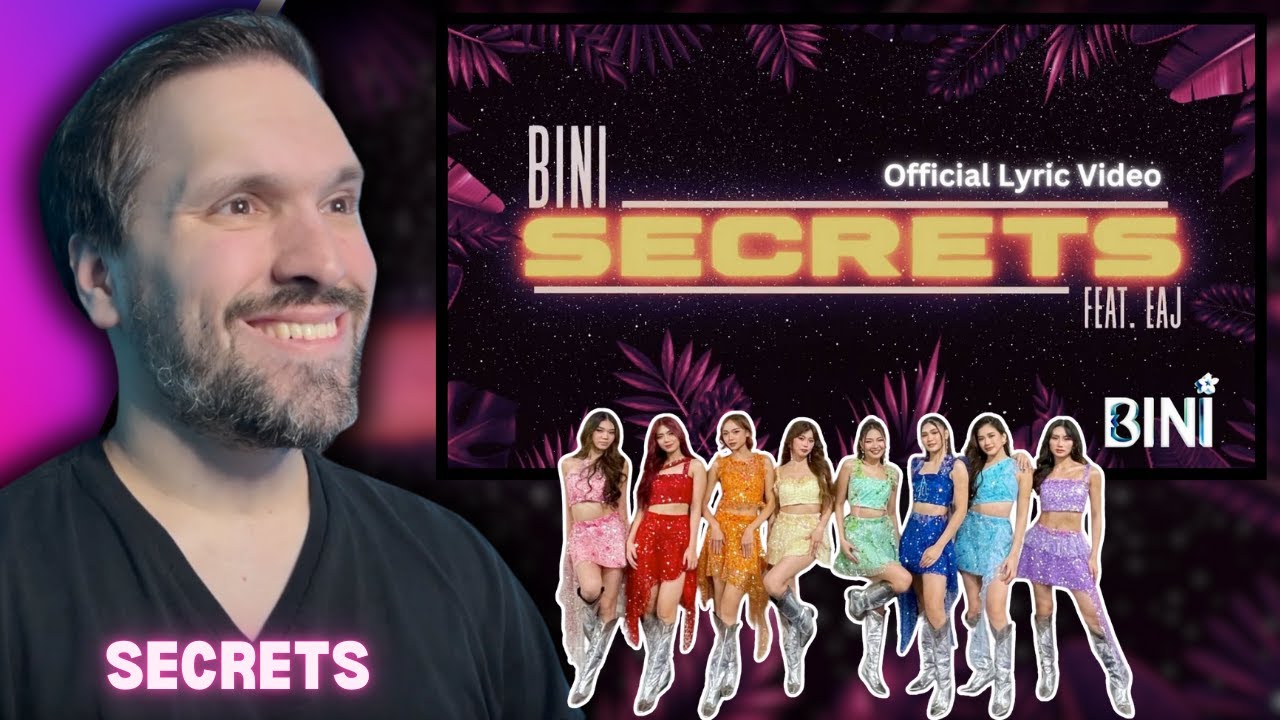 NEW P-POP FAN Reacts To BINI | 'Secrets' (feat. eaJ) Official Lyric Video [REACTION + ANALYSIS]