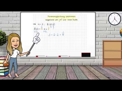 Funktionsgleichung anhand von m und P bestimmen