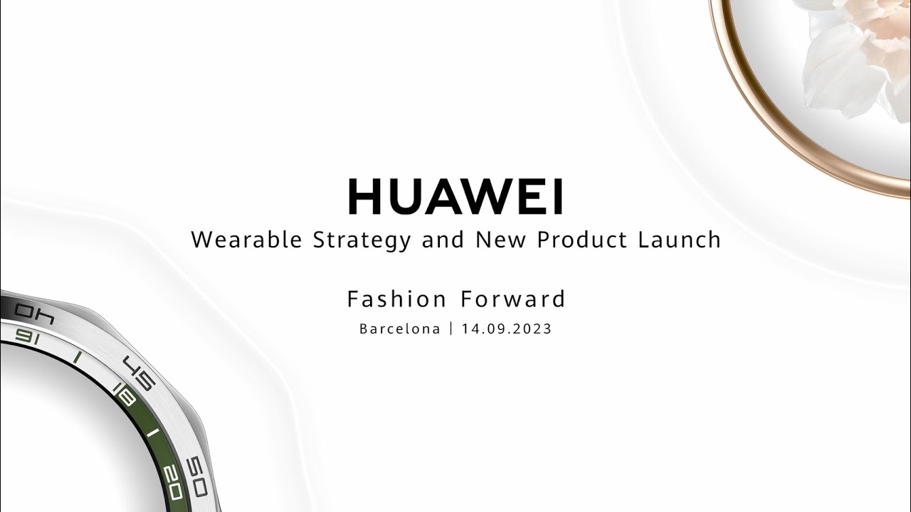 HUAWEI Wearable Strategy and New Product Launch 2023