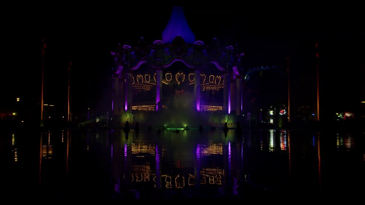 Six Flags Great America FrightFest - The Witching hour 4k 60 FPS