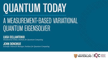 Quantum Today: A measurement-based variational quantum eigensolver