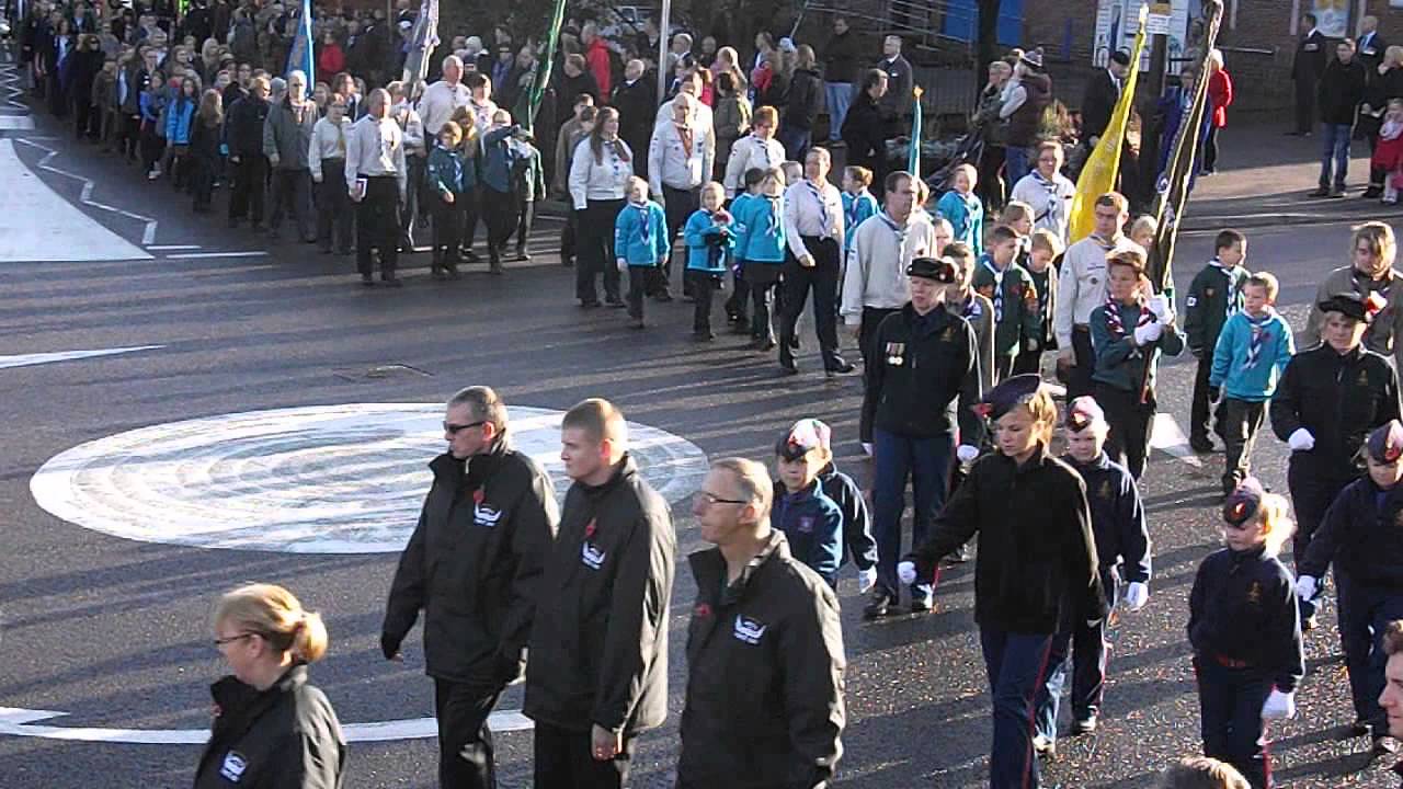 Chorley Remembrance Day Parade Sunday 2014
