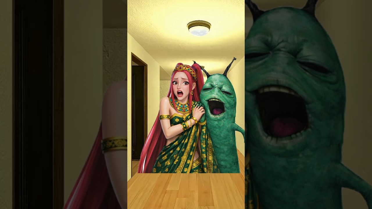 jinu saved his Queen Zoey and mira from bad creature and siren head 