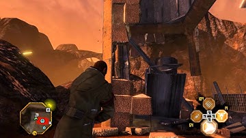 Red Faction Guerrilla - Destroying an EDF base :D