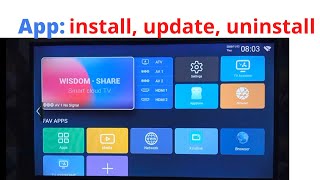 how to install, uninstall, update app in smart tv(wisdom share}/ smart tv me app kaise install kare screenshot 4