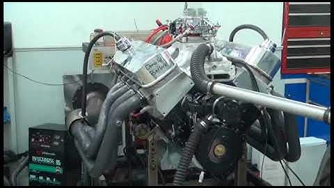 BBC 693HP 540 ENGINE DYNO RUN FOR DONALD BARLOCK BY WHITE PERFORMANCE AND MACHINE
