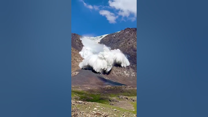 Caught in an avalanche in Kyrgyzstan