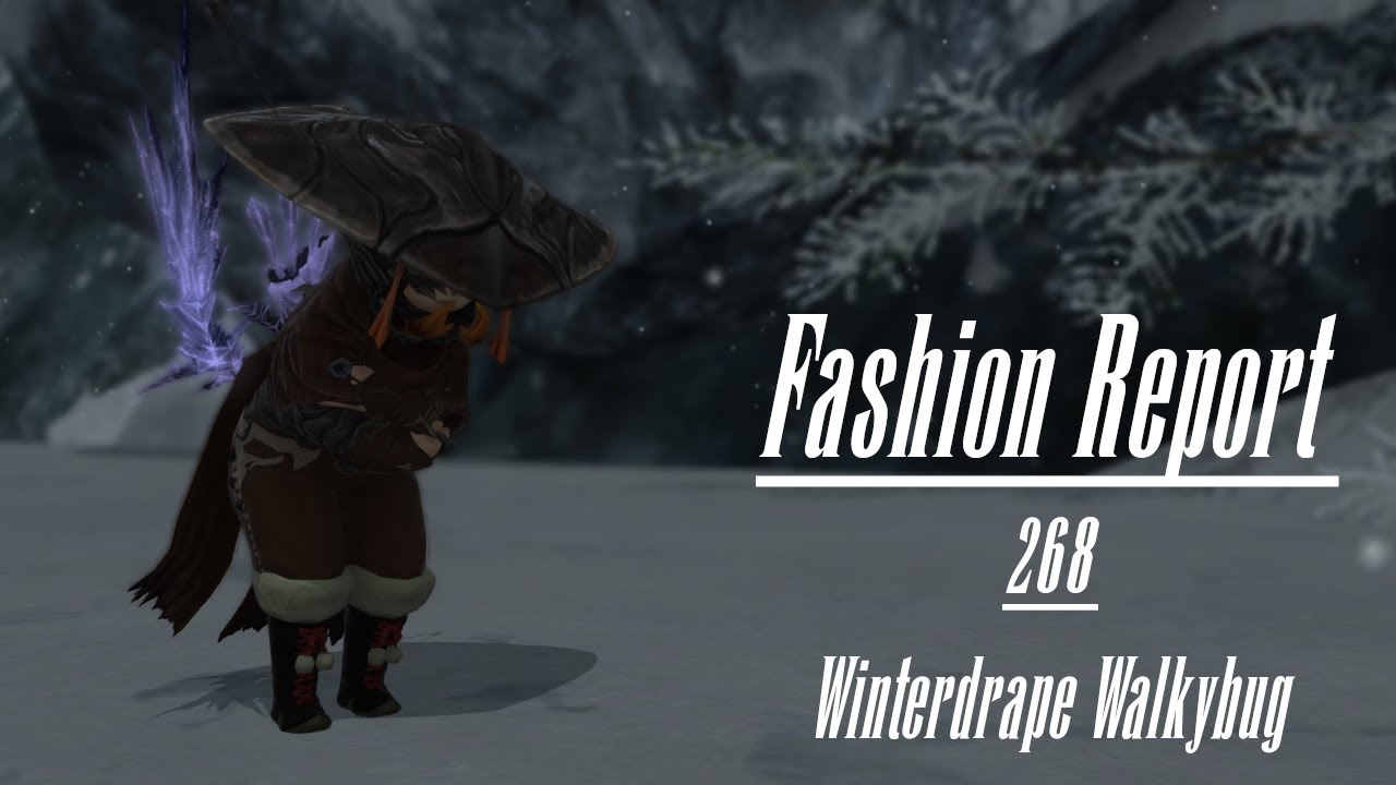 FFXIV The Glamour Dresser Fashion Report 268 Winterdrape Walkybug