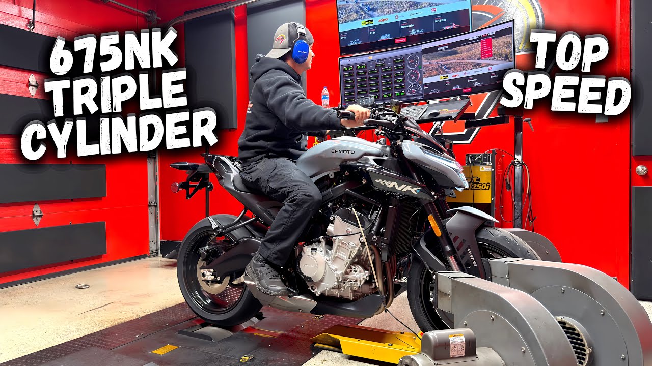 CFMOTO 675NK Top Speed Dyno Runs w/Team MSC in the Fast Tunes shop