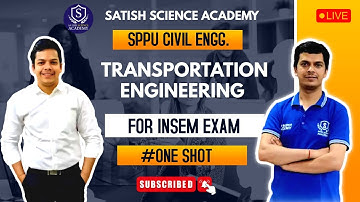 Transportation Engineering in one shot #transportationengineering #sppu #sppuexam #aktu #batu