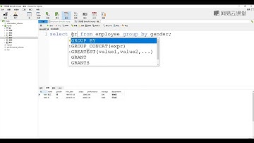 《Java零基础到架构 MYSQL数据库》 5·9  分组操作