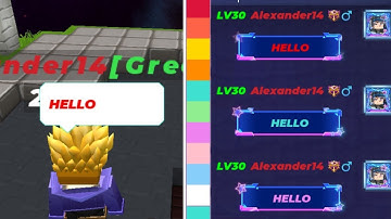 I Got Text Color in Bedwars! 😍 (Blockman Go)