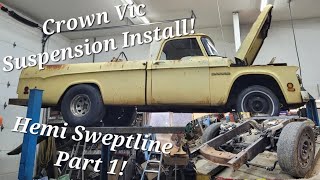 Installing Crown Vic Suspension on a Dodge Sweptline! Hemi truck build part 1!! by Lambvinskis Garage 10,012 views 1 year ago 15 minutes
