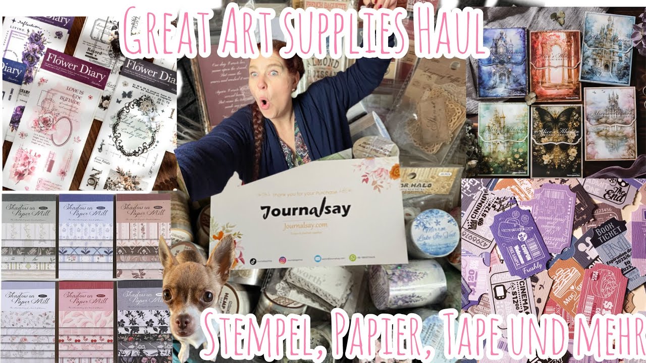 #haul  ❤️ #journalsay ❤️ #art  🤩Links in der Infobox❤️ #junkjournal #cards ❤️  es ist eine Freude❤️