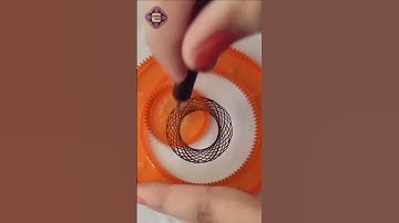 Mesmerizing Art #arttherapy #satisfying #spiroart #spirography #soothingsounds #art #spirograph