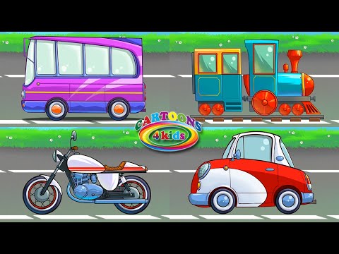 Изучаем транспорт и спецтехнику. Мультики про машинки для детей