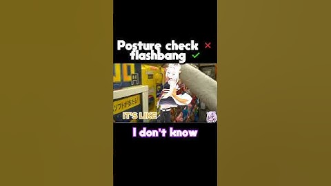 Filian flashes chat while doing posture check