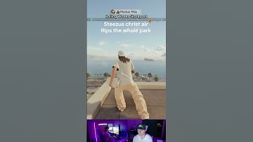 Steezus Christ air flips the park  #skate #skate4 #extremesportsgame #clips #shorts #steezus #vibes