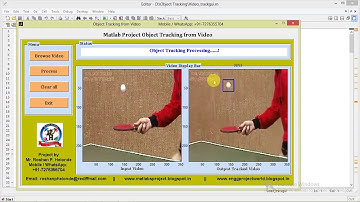 Object Tracking using Image Processing Matlab Project with Source Code