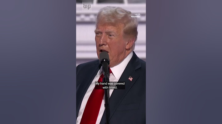 Trump describes assassination attempt