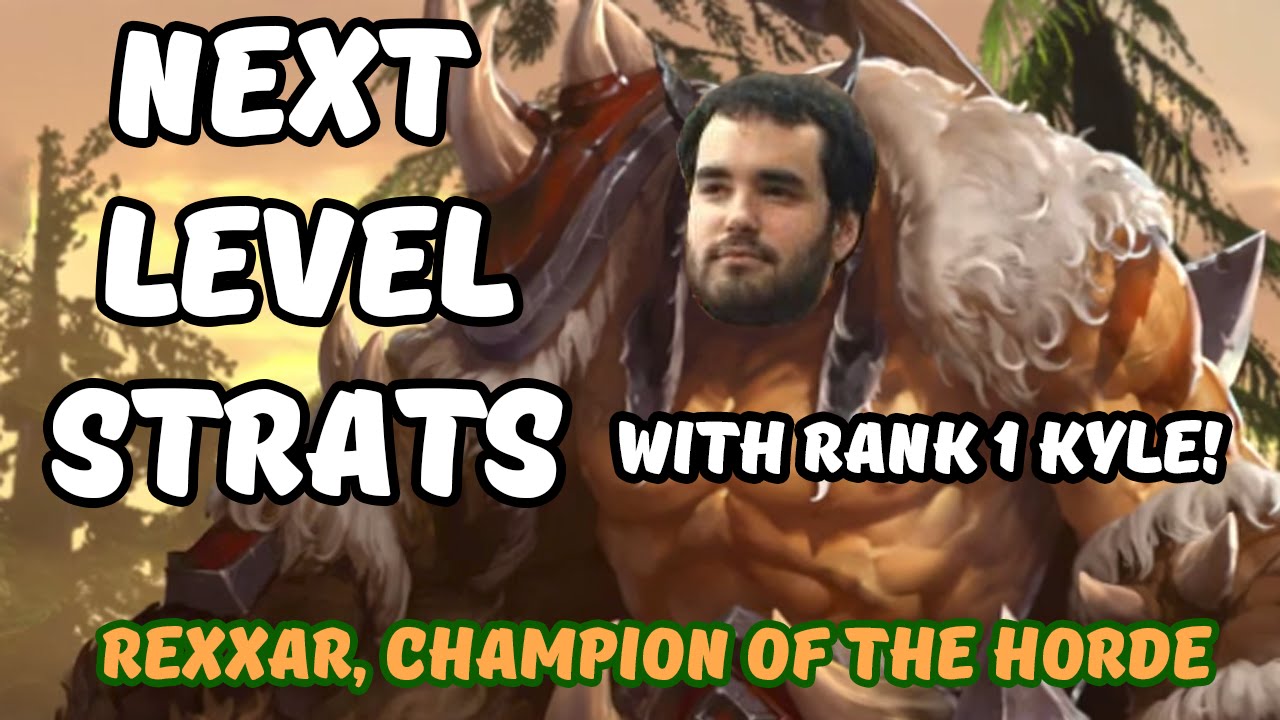 Rexxar Builds HEROES OF THE STORM - REXXAR RANK 1 MASTER TIER BUILDS - YouTube