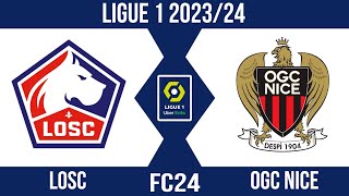 FC24 | Losc vs OGC Nice | Laliga 2023/24 | Full match