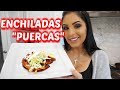 MI RECETA DE ENCHILADAS ROJAS "PUERCAS" - #JackieHernandez Daily Vlogs