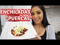 MI RECETA DE ENCHILADAS ROJAS &quot;PUERCAS&quot;  -  #JackieHernandez Daily Vlogs