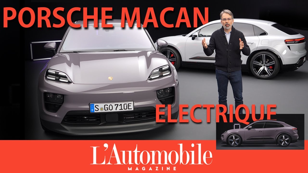 Découverte - Porsche Macan 2024 100 % électrique : SUV sous haute