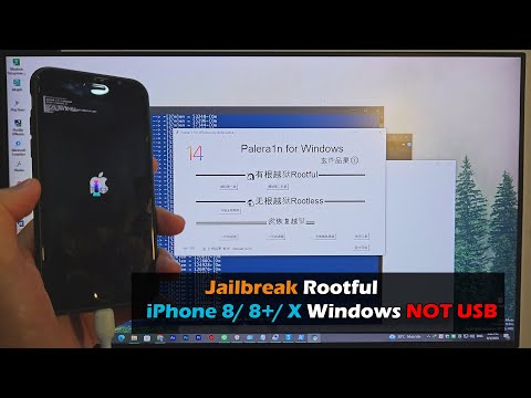 Jailbreak Rootful iPhone 8/ 8+/ X On Windows NOT USB