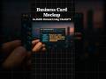 Business Cards Will Never Be the Same After This AI Prompt 🚀 Business Card Prompt | Canvas to Code