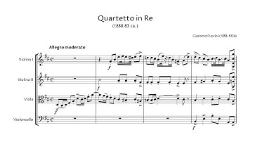 Giacomo Puccini – String Quartet in D major (Allegro moderato)