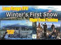 Winter's First Snow Long Range FPV Flight and Crew Training