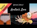 Avatar's Love - Avatar: The Last Airbender | Kalimba Tutorial EASY & HARD