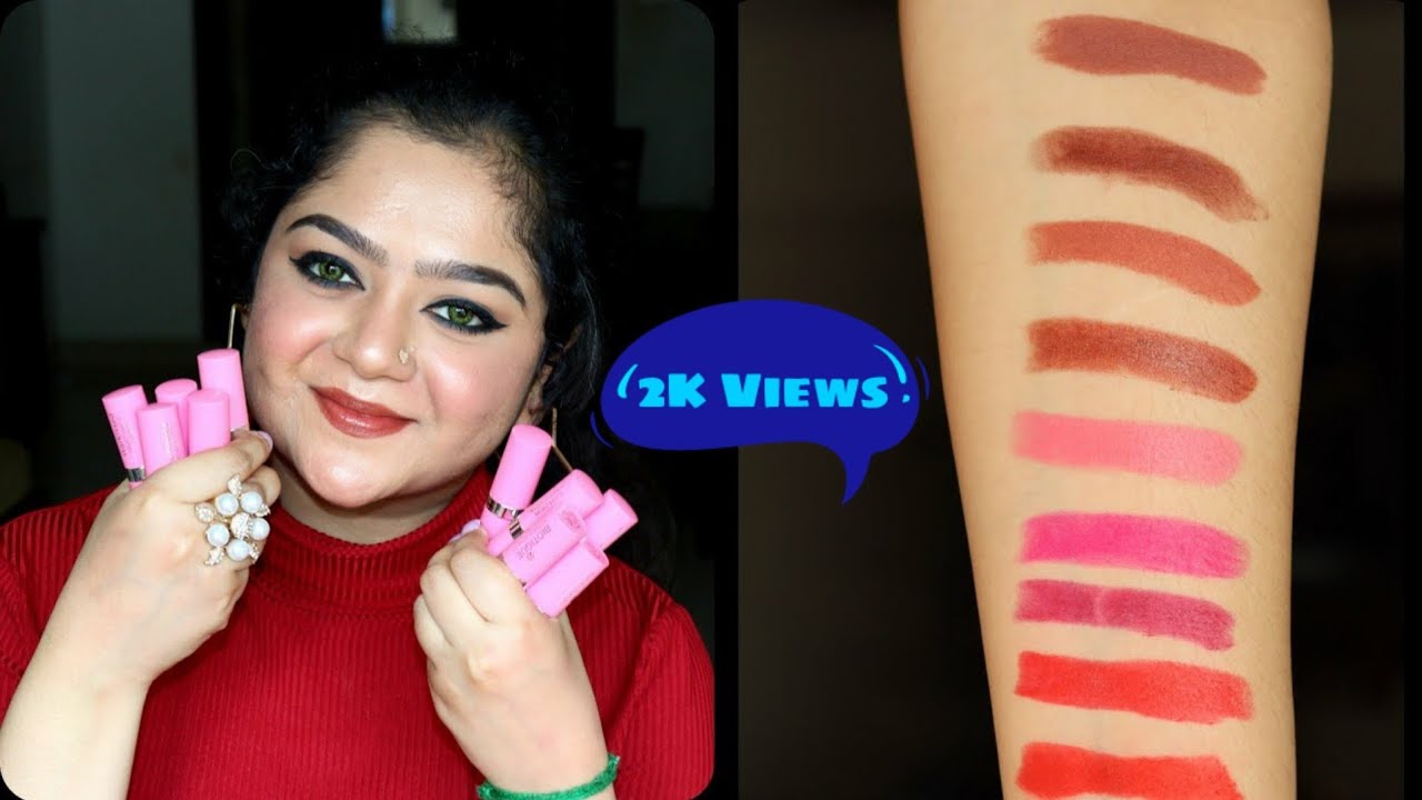 Biotique Lipsticks honest review Affordable lipstick Glam with