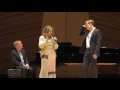 Alexander York 2016 Master Class with Renée Fleming