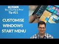 Customise your windows start menu