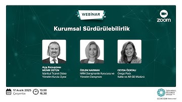 Kurumsal Sürdürülebilirlik Webinarı