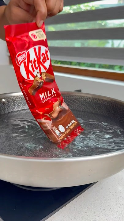 Easy Kit Kat Ice Cream with just 2 ingredients!!