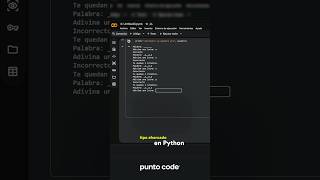 ¿Te imaginas crear tu propio juego en Python?Hoy hacemos: Ahorcado 🧠 #Python #Programacion