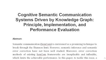 Cognitive Semantic Communication Systems Driven by Knowledge Graph Principle, Implementation, and Pe