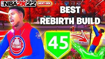 This INSANE REBIRTH BUILD has 45 SHOOTING BADGES On NBA 2K22 NEXT GEN!! BEST GUARD BUILD NBA 2K22!!