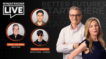 NinjaTrader Live | Futures Trading + Market Analysis w/ Pax, Blake Morrow, Chris + Xyzeee (11/14/25)