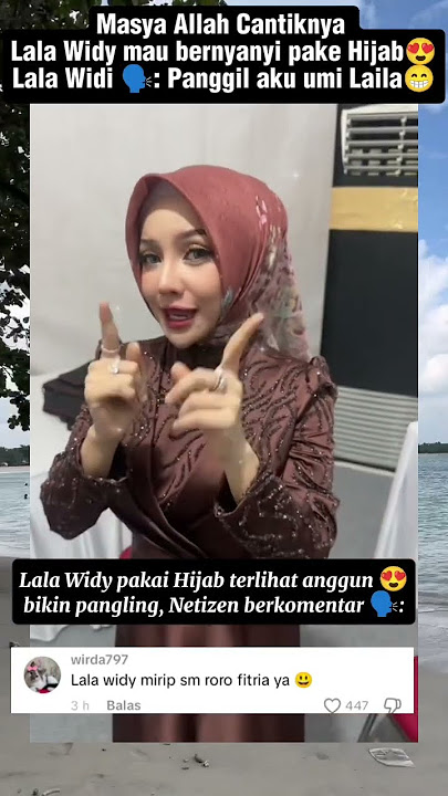 Lala Widy berhijab MasyaAllah anggun bangett#shortvideo #lalawidy