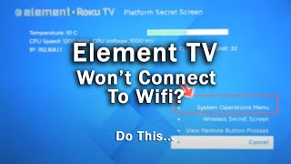 How to Fix an Element TV that Won't Connect to WiFi | 10-Min Fix