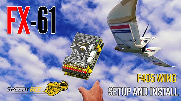 FX-61 Phantom Upgrade - Speedybee F405 Wing - Setup and Install INAV 6.1