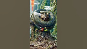 You won’t see this one coming | AI Nature Exploration | Train Vs Snake #shorts #shocking