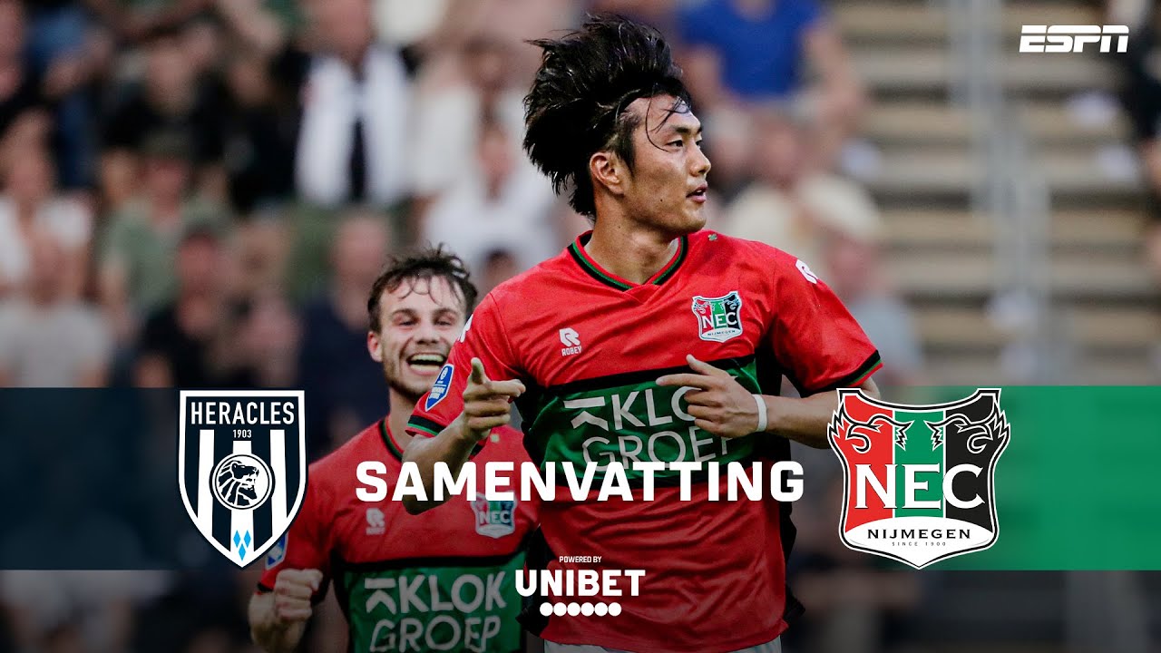 KOKI OGAWA doet het ook voor N.E.C. tegen HERACLES 🇯🇵⚽️ | Samenvatting Heracles Almelo - N.E.C.